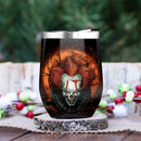 It Horror Movie Moonlight Love You To Moon And Back Premium Wine Tumbler Nearkii