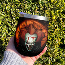 It Horror Movie Moonlight Love You To Moon And Back Premium Wine Tumbler Nearkii