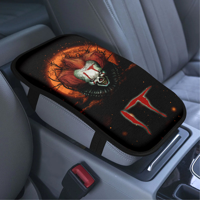 It Horror Movie Moonlight Premium Custom Armrest Center Console Cover Car Accessories Nearkii