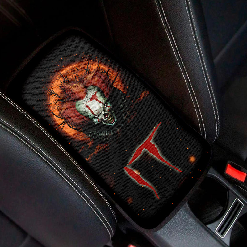 It Horror Movie Moonlight Premium Custom Armrest Center Console Cover Car Accessories Nearkii