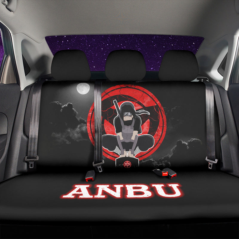 Itachi Anbu Sharingan Car Back Seat Covers Decor Protectors Nearkii