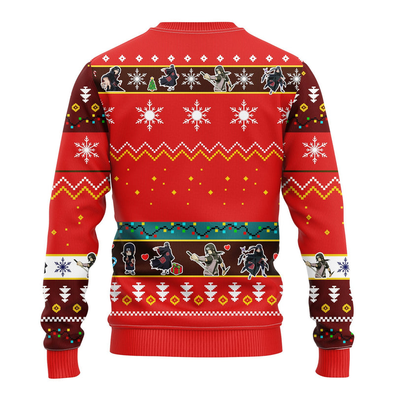 Uchiha Itachi Naruto 2 Ugly Christmas Sweater Amazing Gift Idea Thanksgiving Gift Nearkii