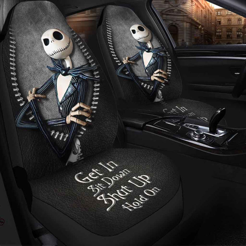 Jack Skellington Nightmare Get In Sit Down Shut Up Hold On Car Seat Covers Nearkii