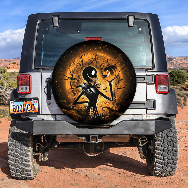 Jack Skellington Nightmare Before Christmas Moonlight Spare Tire Cover Gift For Campers Nearkii