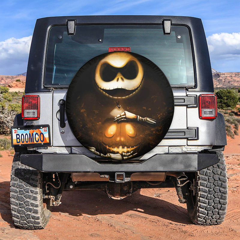 Jack Skellington Halloween Car Spare Tire Covers Gift For Campers Nearkii