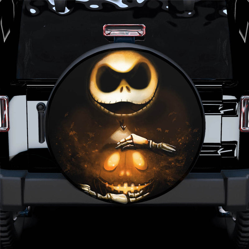 Jack Skellington Halloween Car Spare Tire Covers Gift For Campers Nearkii