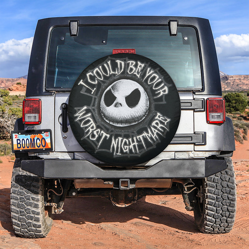 Jack Skellington Nightmare Before Christmas Car Spare Tire Covers Gift For Campers Nearkii