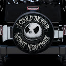 Jack Skellington Nightmare Before Christmas Car Spare Tire Covers Gift For Campers Nearkii