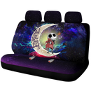 Jack Skellington Nightmare Before Christmas Love You To The Moon Galaxy Premium Custom Car Back Seat Covers Decor Protectors Nearkii