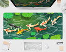 Japanese Koi Deskmat Fish Mouse Mat Nearkii