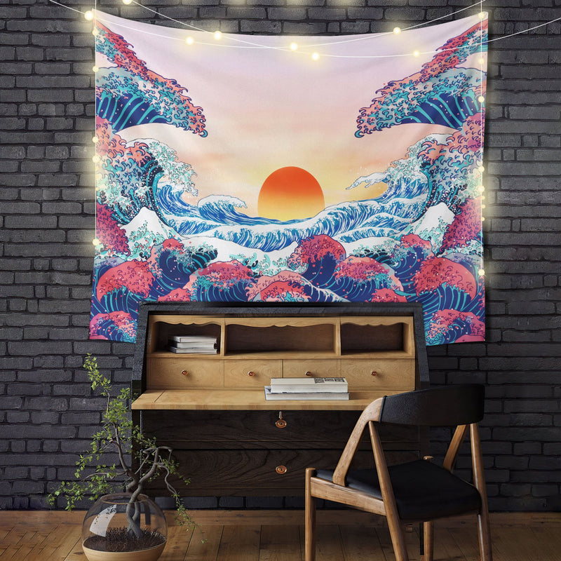 Japanese Tapestry Room Decor Nearkii