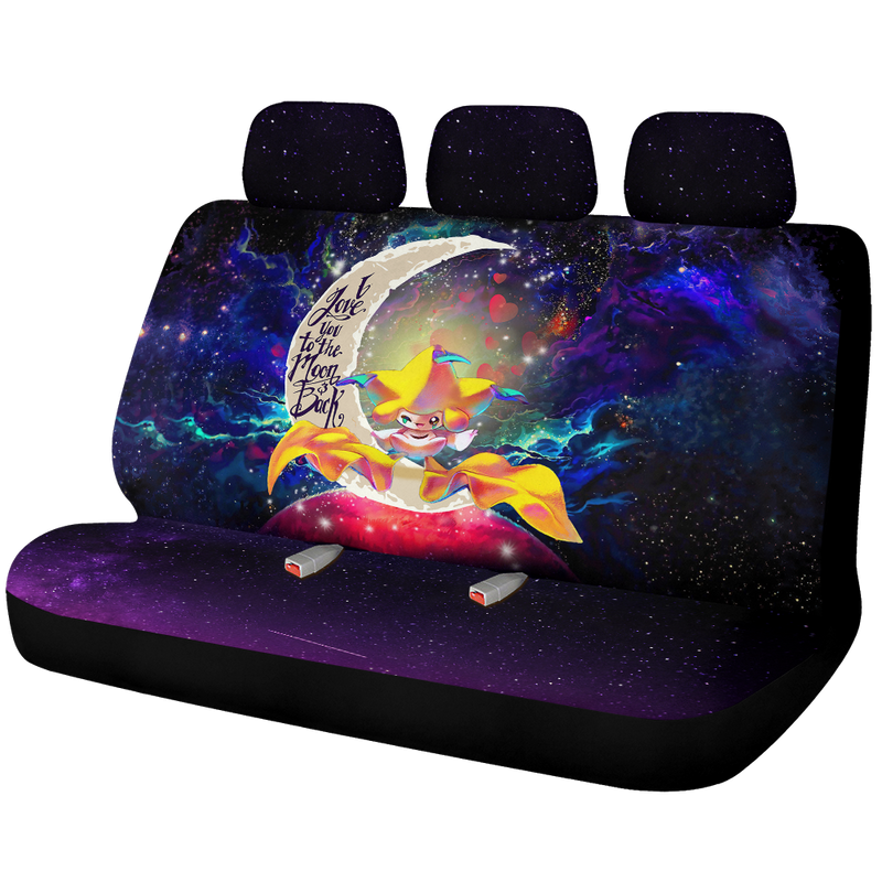 Jirachi Pokemon Love You To The Moon Galaxy Car Back Seat Covers Decor Protectors Nearkii
