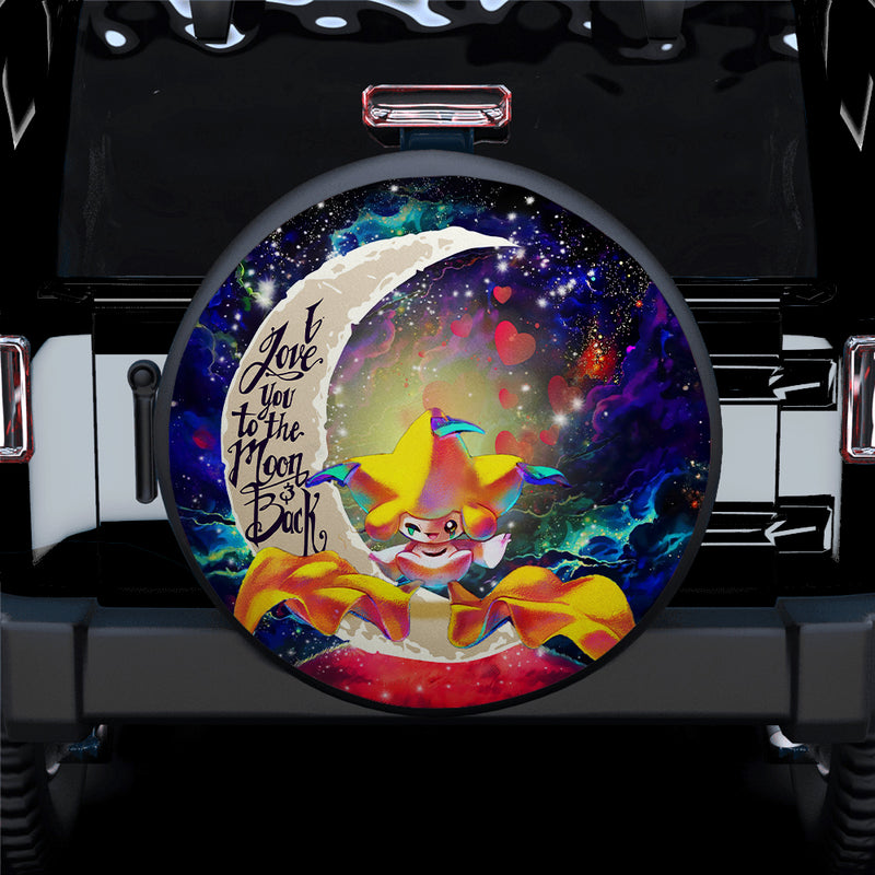 Jirachi Pokemon Love You To The Moon Galaxy Car Spare Tire Covers Gift For Campers Nearkii