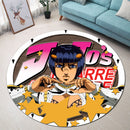 Jojo Bizarre Adventure Bruno Bucciarati Round Carpet Rug Bedroom Livingroom Home Decor Nearkii