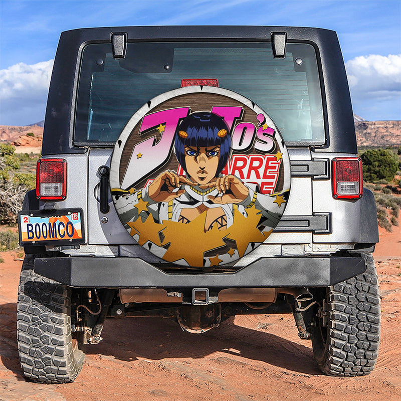 Jojo Bizarre Adventure Bruno Bucciarati Jeep Car Spare Tire Covers Gift For Campers Nearkii