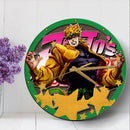 Jojo Bizarre Adventure Dio Brando Wood Wall Clock Nearkii