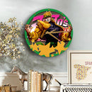 Jojo Bizarre Adventure Dio Brando Wood Wall Clock Nearkii