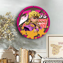Jojo Bizarre Adventure Giorno Giovanna Wood Wall Clock Nearkii