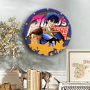 Jojo Bizarre Adventure Jonathan Joestar Wood Wall Clock Nearkii