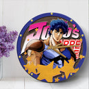 Jojo Bizarre Adventure Jonathan Joestar Wood Wall Clock Nearkii