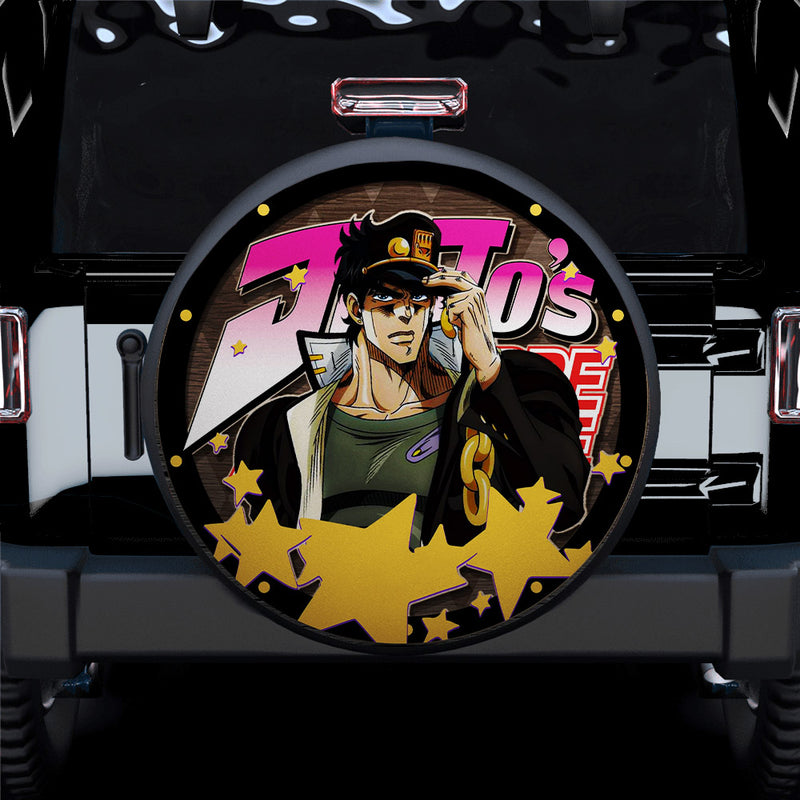 Jojo Bizarre Adventure Jotaro Kujo Jeep Car Spare Tire Covers Gift For Campers Nearkii