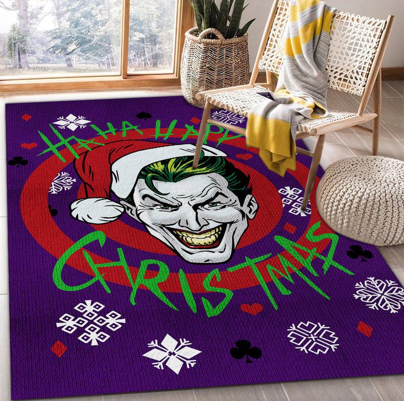 Joker Haha Christmas Rug Carpet Rug Home Room Decor Nearkii