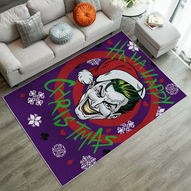 Joker Haha Christmas Rug Carpet Rug Home Room Decor Nearkii
