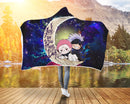 Jujutsu Kaisen Gojo Sakuna Chibi Anime Love You To The Moon Galaxy Economy Hooded Blanket Nearkii