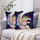 Jujutsu Kaisen Gojo Sakuna Chibi Anime Love You To The Moon Galaxy Pillowcase Room Decor Nearkii