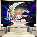 Jujutsu Kaisen Gojo Sukuna 1 Love You To The Moon Galaxy Tapestry Room Decor Nearkii