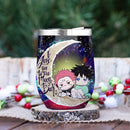 Jujutsu Kaisen Sukuna Love You To Moon And Back Premium Wine Tumbler Nearkii