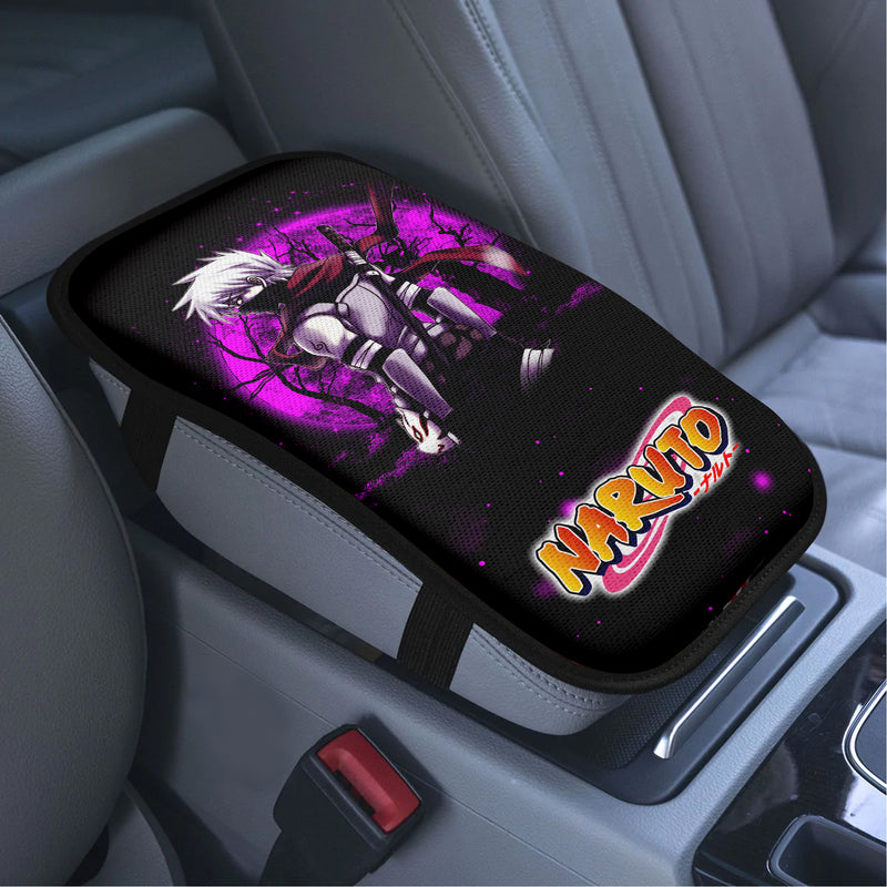 Kakashi Anbu Moonlight Premium Custom Armrest Center Console Cover Car Accessories Nearkii