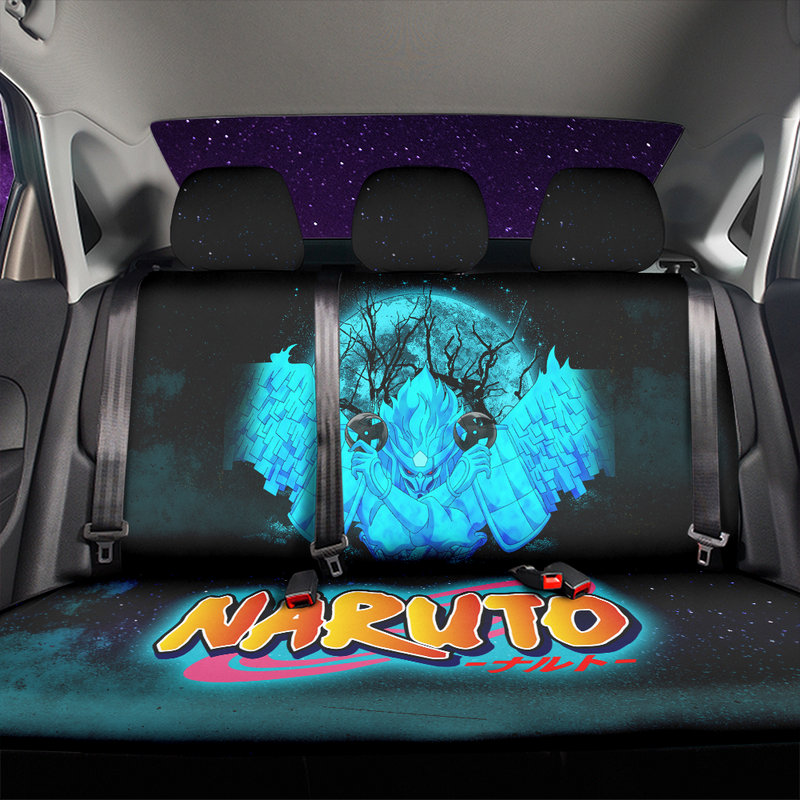 Kakashi Perfect Susano Moonlight Galaxy Premium Custom Car Back Seat Covers Decor Protectors Nearkii