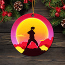 Kakashi Sunset Mica Ornament Perfect Gift For Holiday Nearkii