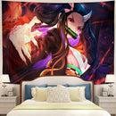 Kamado Nezuko Demon Slayer Tapestry Room Decor Nearkii