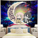 Kanroji And Kaburamaru Demon Slayer Love You To The Moon Galaxy Tapestry Room Decor Nearkii