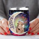 Kimetsu No Yaiba Love You To Moon And Back Premium Wine Tumbler Nearkii