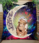 Kimtsu No Yaiba Love You To The Moon Galaxy Quilt Blanket Nearkii