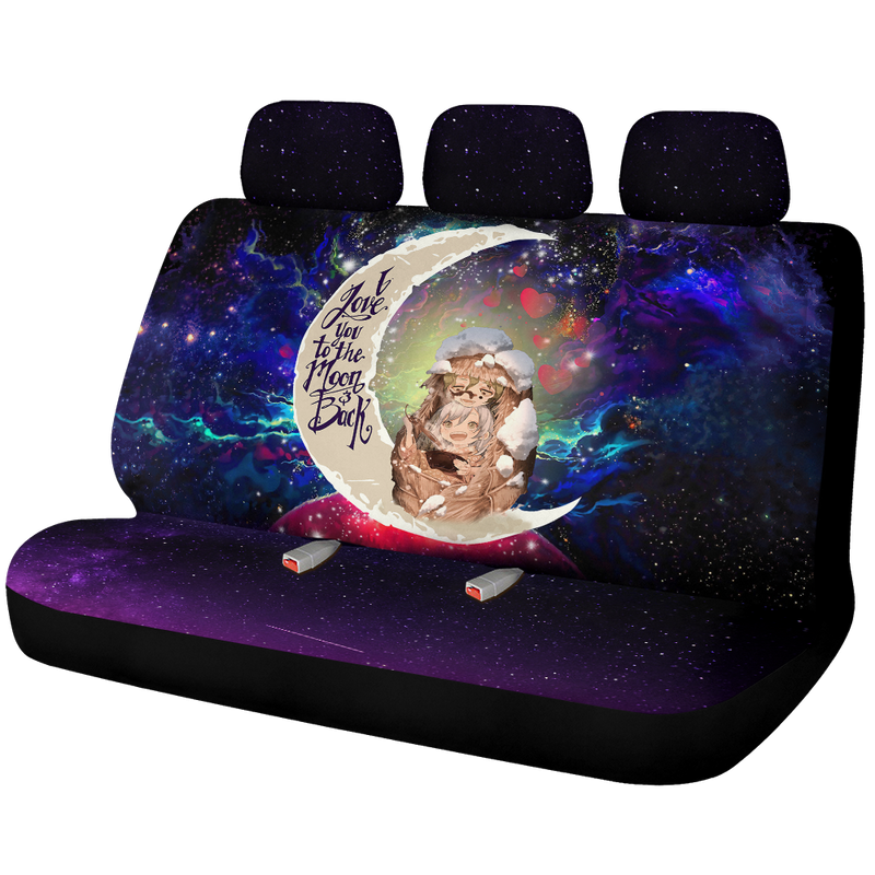 Kimtsu No Yaiba Love You To The Moon Galaxy Premium Custom Car Back Seat Covers Decor Protectors Nearkii