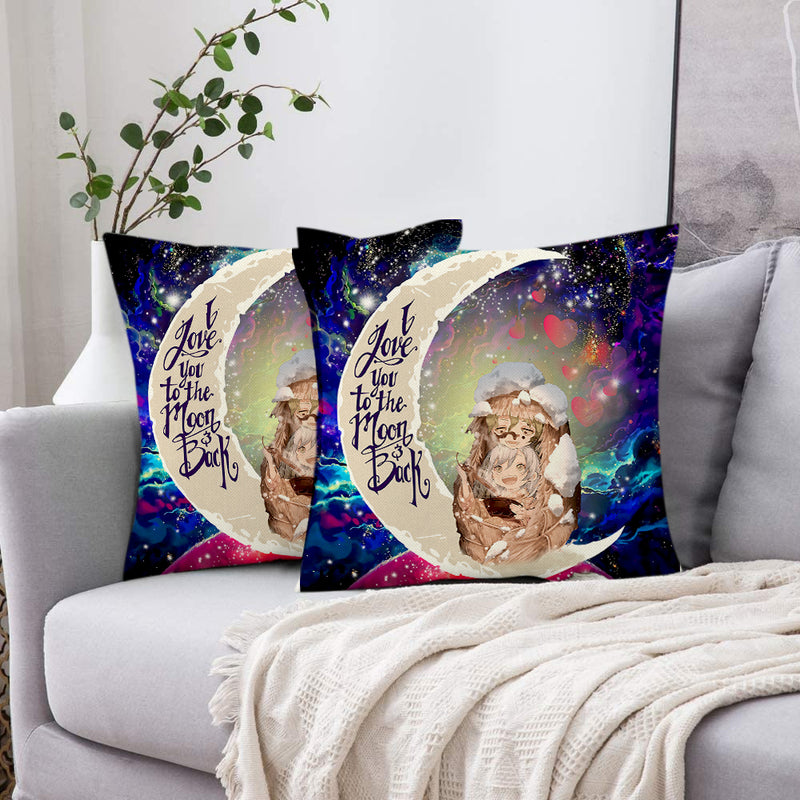 Kimtsu No Yaiba Love You To The Moon Galaxy Pillowcase Room Decor Nearkii