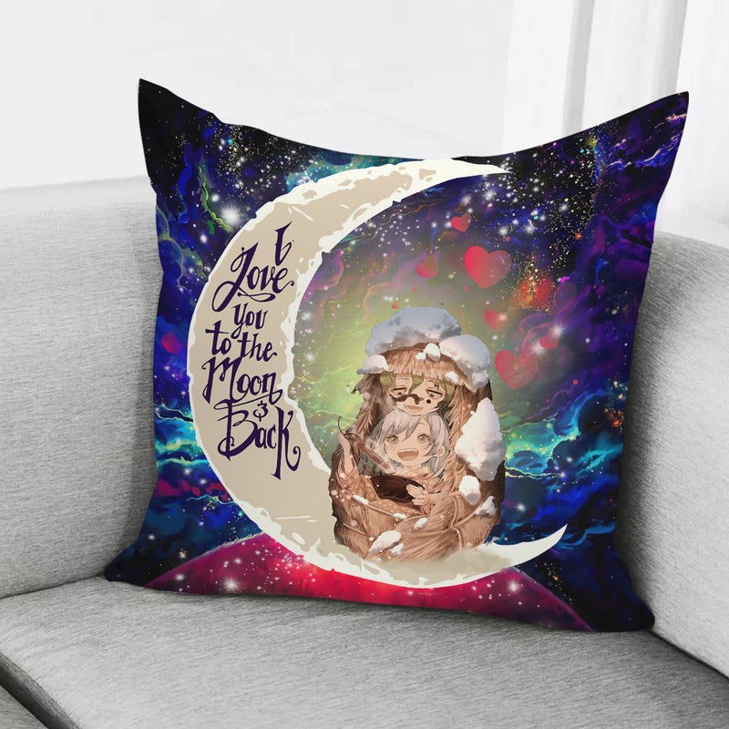 Kimtsu No Yaiba Love You To The Moon Galaxy Pillowcase Room Decor Nearkii