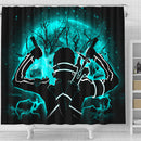 Kirito Sword Art Online SAO Moonlight Shower Curtain Nearkii