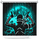 Kirito Sword Art Online SAO Moonlight Shower Curtain Nearkii