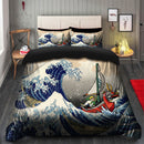 Legend Of Zelda The Great Wave Japan Bedding Set