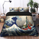Legend Of Zelda The Great Wave Japan Bedding Set