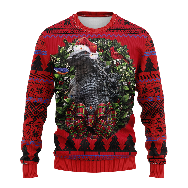 Legendary Godzilla Noel Mc Ugly Christmas Sweater Thanksgiving Gift Nearkii