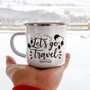 Let Go Travel Camping Mug Campfire Mug Nearkii