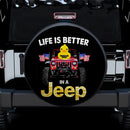 Life Is Better In A Jeep Duck Car Spare Tire Covers Gift For Campers Nearkii