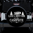 Life Is Better With Camping Jeep Car Spare Tire Cover Gift For Campers Nearkii