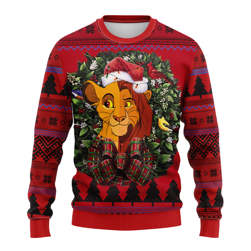 Lion King Noel Mc 1 Ugly Christmas Sweater Thanksgiving Gift Nearkii